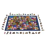 Wooden Puzzle 1000 Patch Crazy 3