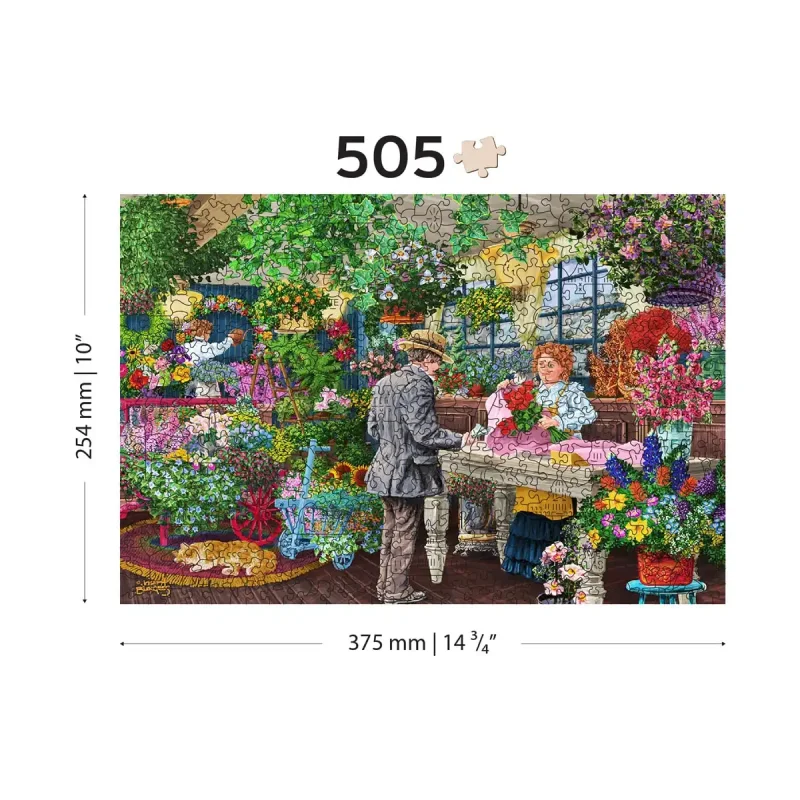 Wooden Puzzle 500 The Florist'S 7