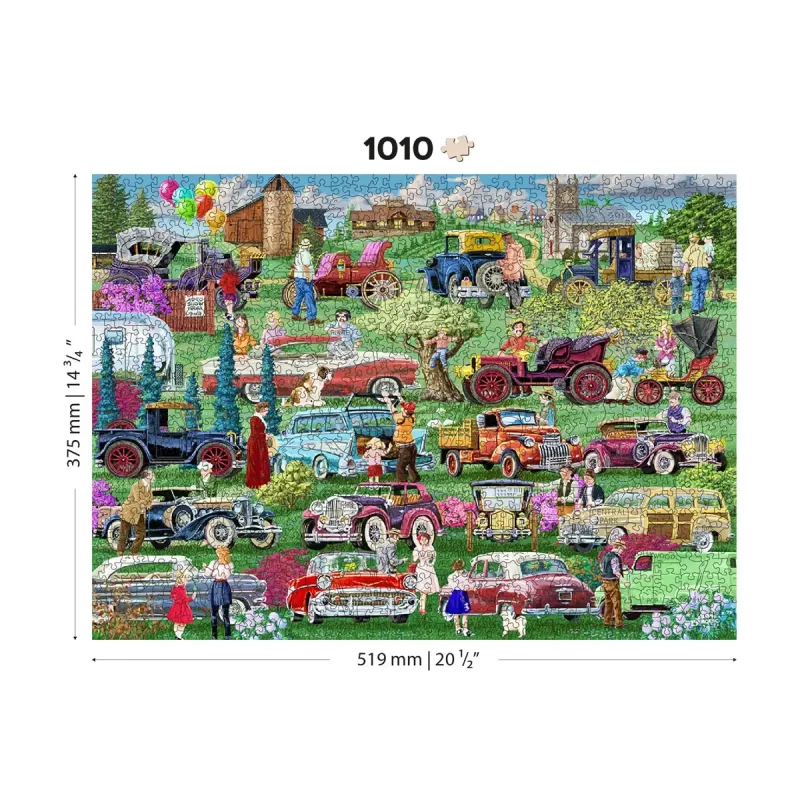 Wooden Puzzle 1000 Vintage Cars 7