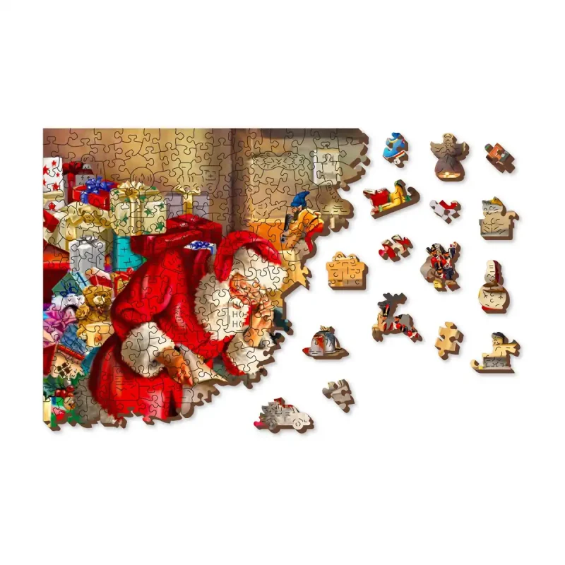 Wooden Puzzle 1000 Santa'S Workshop 1
