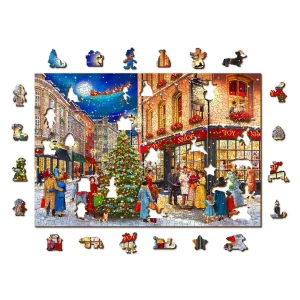 Wooden Puzzle 500 Christmas Street 8