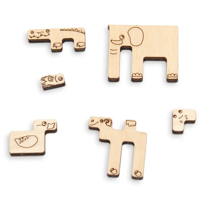 Wooden Puzzle 3D Game ZOO Puzzle 1