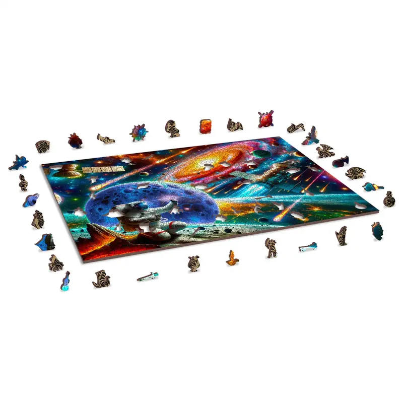 Wooden Puzzle 1000 Cosmic Exploration 1
