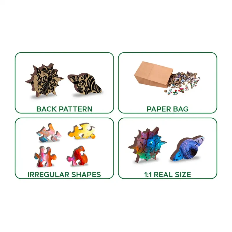 Wooden Puzzle 1000 Cosmic Exploration 5