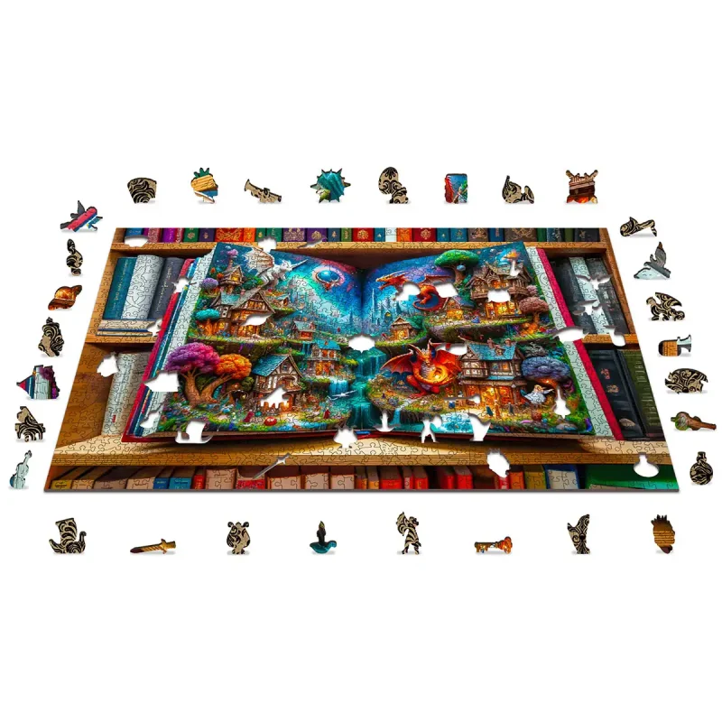 Wooden Puzzle 1000 Enchanted Tales 4