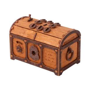3D Wooden Box Puzzle - Escape Room Treasure Chest 8
