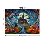 Wooden Puzzle 1000 Ghostly Pumpkin Night 8