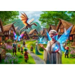 Fantasy Village 1000 Wooden Puzzle 9