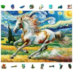 Wooden Puzzle 1000 Fast Horse 7