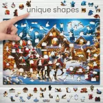 Santa Claus Is Comin' 1000 Wooden Puzzle 3