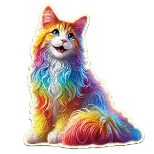 Colorful Cat Fantasy 250 Wooden Puzzle 2