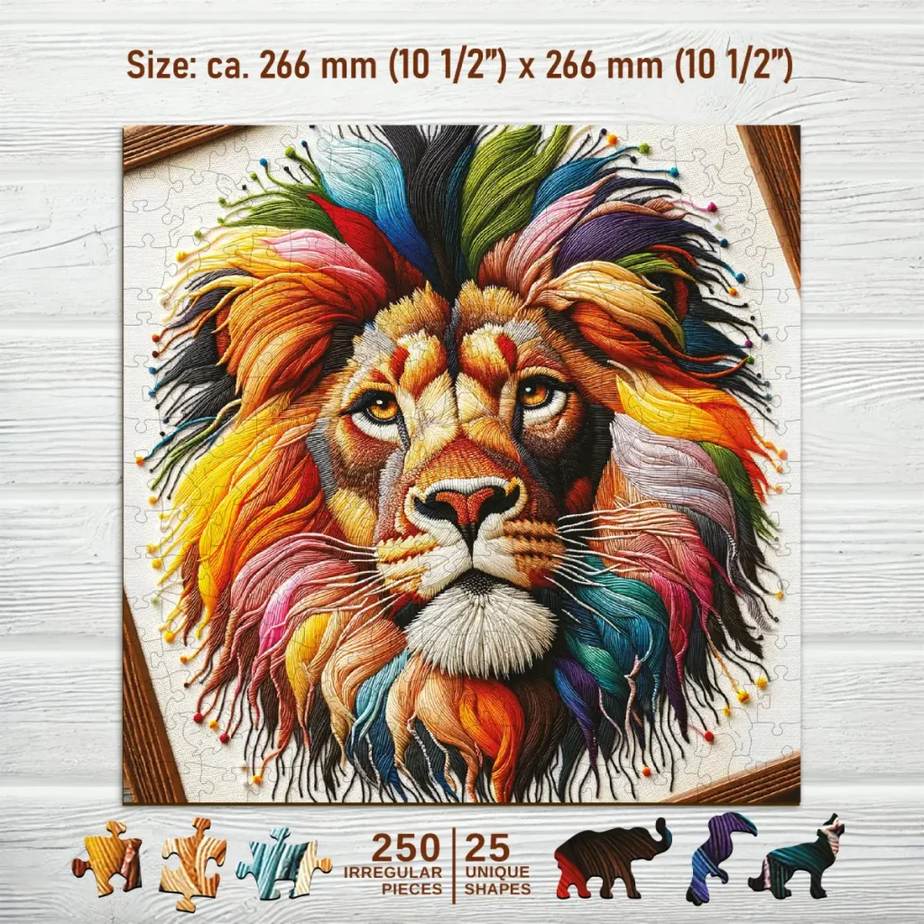 Soft Lion King 250 Wooden Puzzle 4