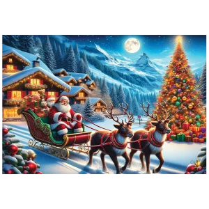 Santa’s Sleigh 500 Wooden Puzzle 5