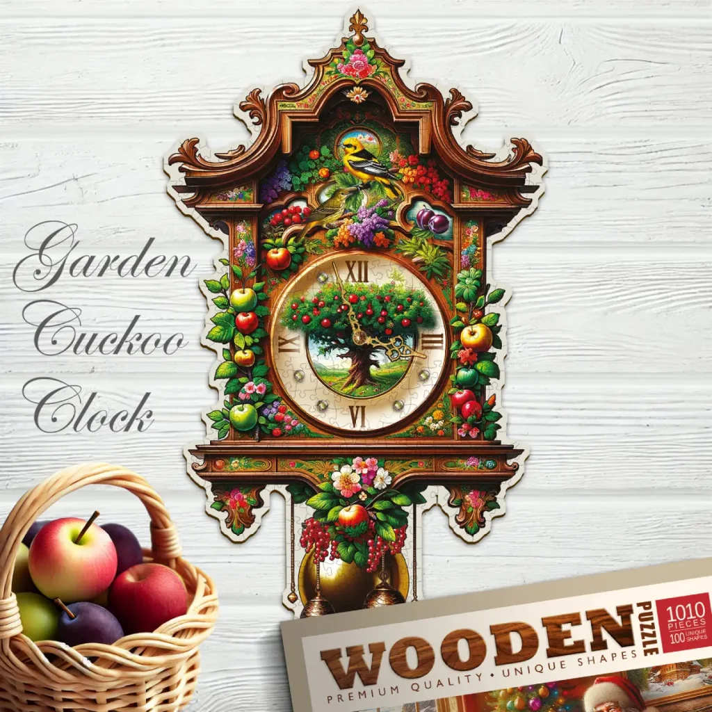 Garden Cuckoo Clock 400 Wooden Puzzle 1