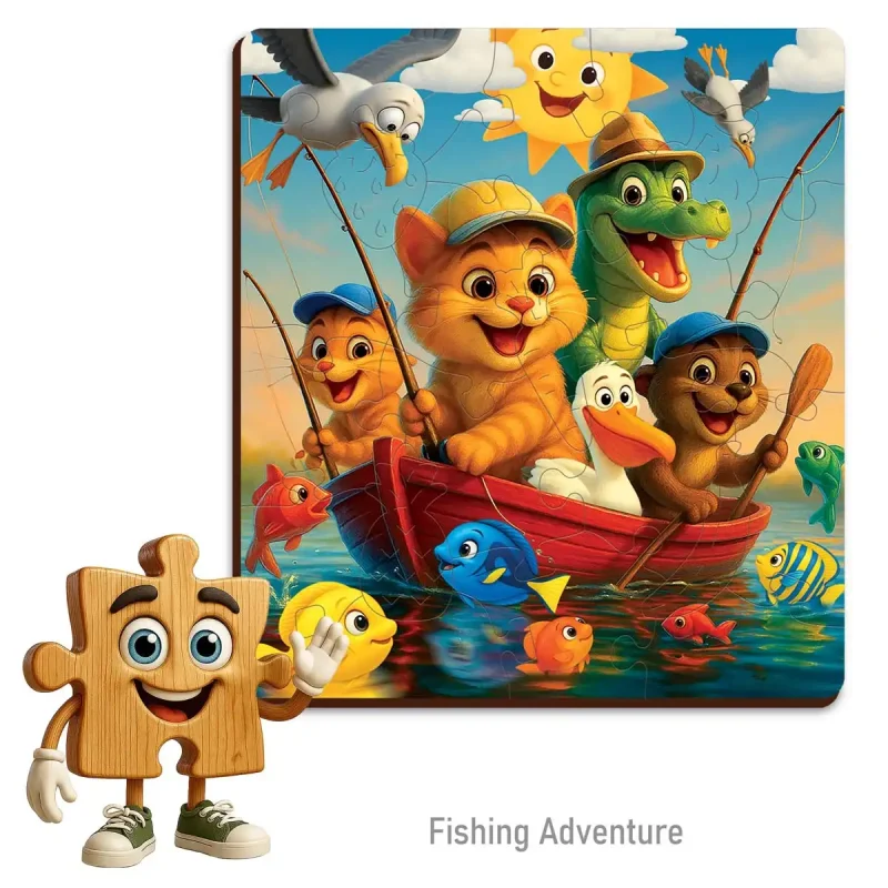 Wooden Puzzle 20 Fishing Adventure 1