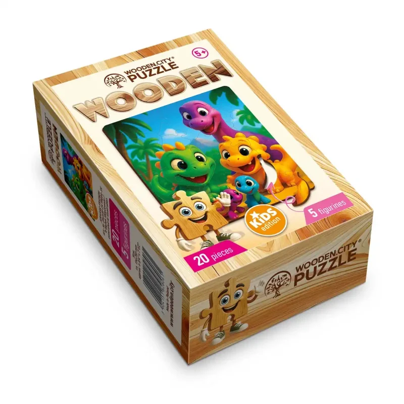 Wooden Puzzle 20 Jurassic Friends 5