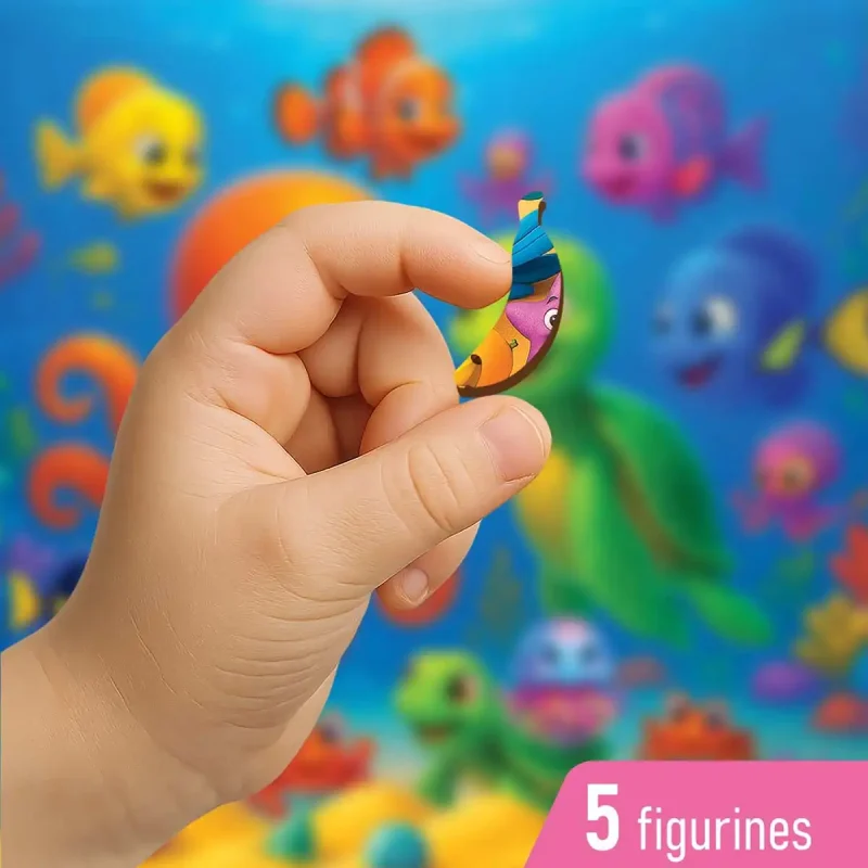 Wooden Puzzle 20 Octopus and Turtle 4