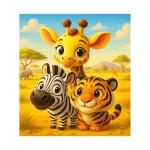 Wooden Puzzle 20 Wildlife Buddies 2