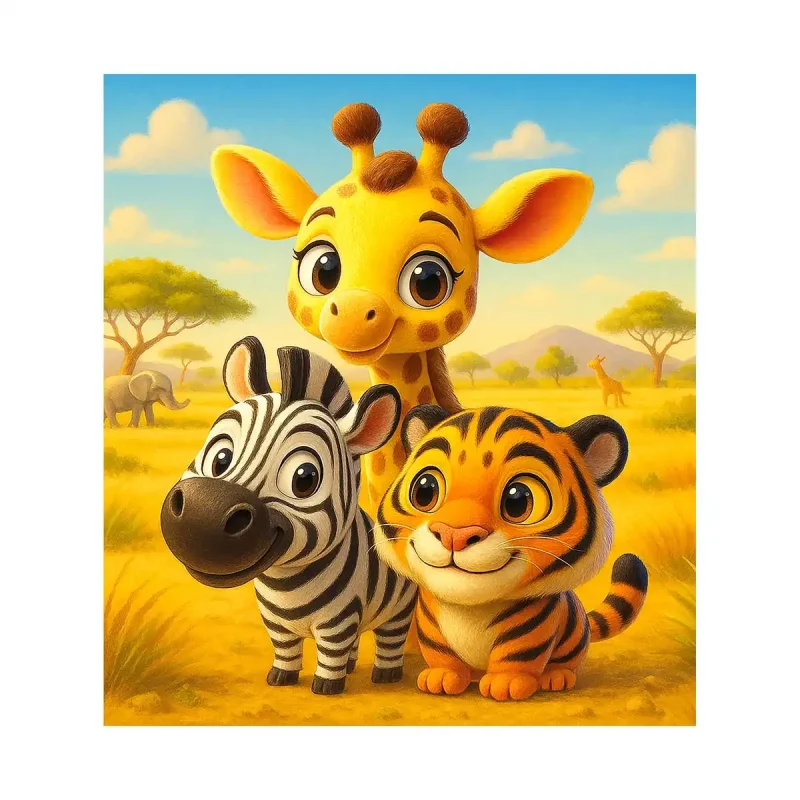 Wooden Puzzle 20 Wildlife Buddies 2