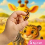 Wooden Puzzle 20 Wildlife Buddies 4