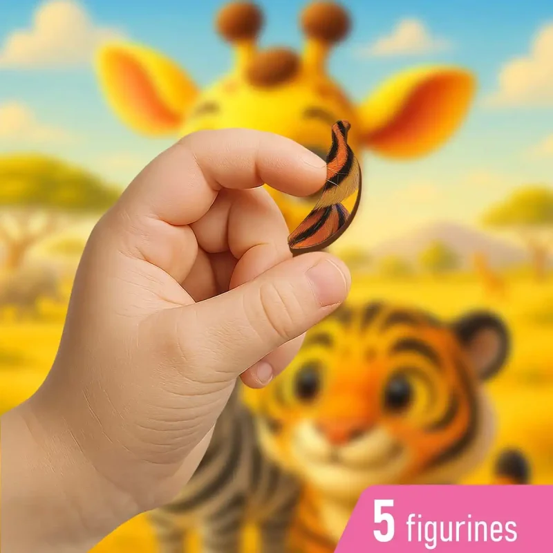 Wooden Puzzle 20 Wildlife Buddies 4