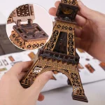 D Wooden Escape Puzzle Box Eiffel Tower 8