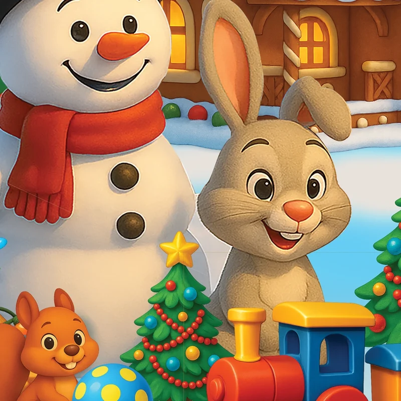 Wooden Puzzle 40 Santa Claus 4