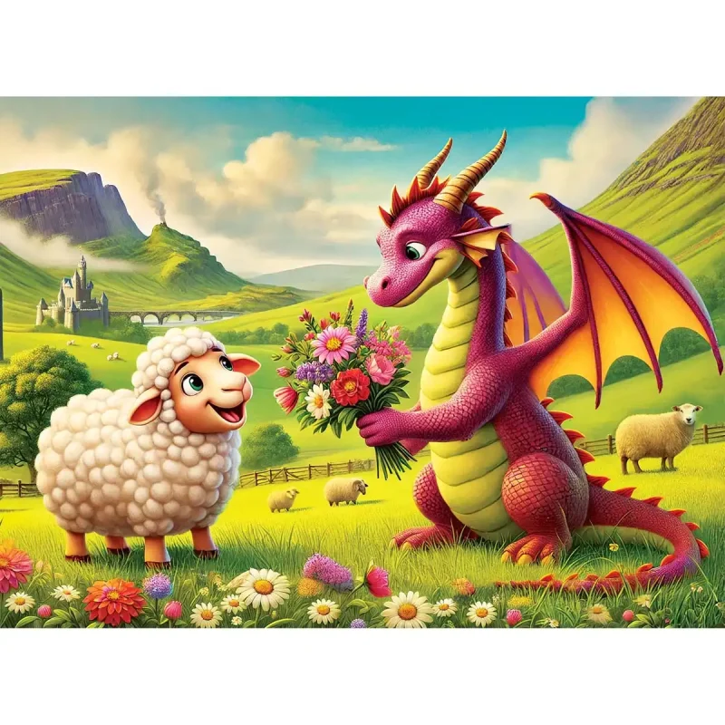 Wooden Puzzle 40 Flowers for a Friend 2