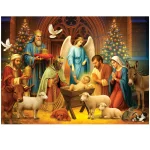 christmas-nativity-scene-1000-wooden-puzzle- (5) Wooden Puzzle Christmas Nativity Scene 5
