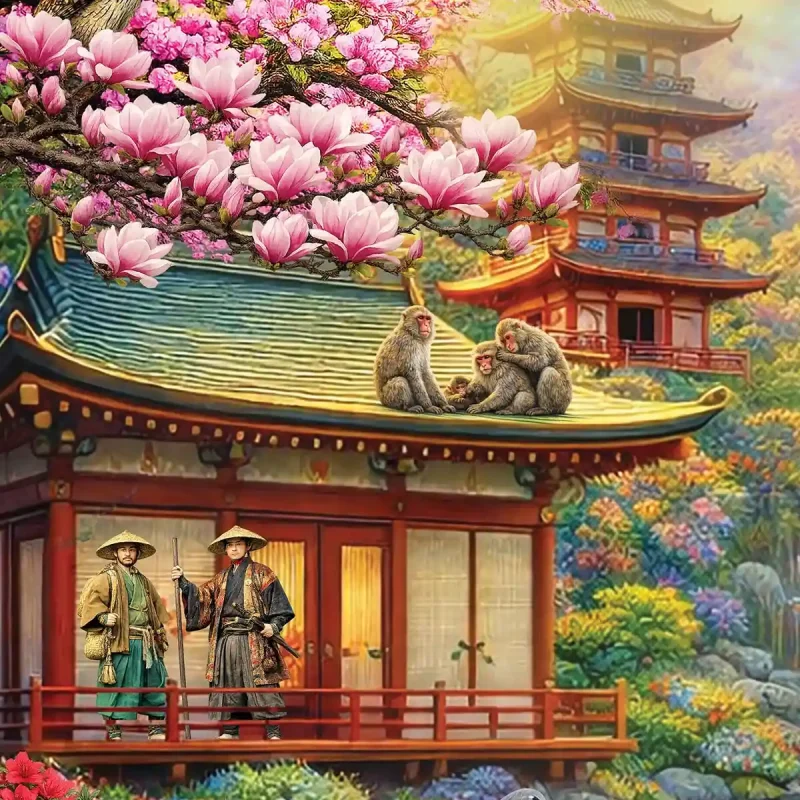 Wooden Puzzle 1000 Japanese Garden 4