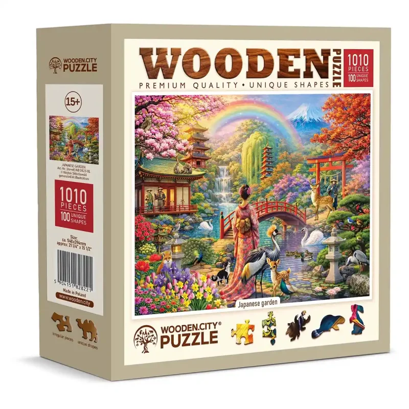 Wooden Puzzle 1000 Japanese Garden 9