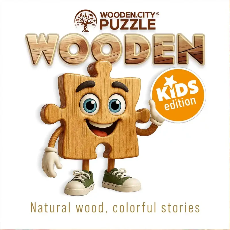 Wooden Puzzle 20 Santa and His Little Friends 8
