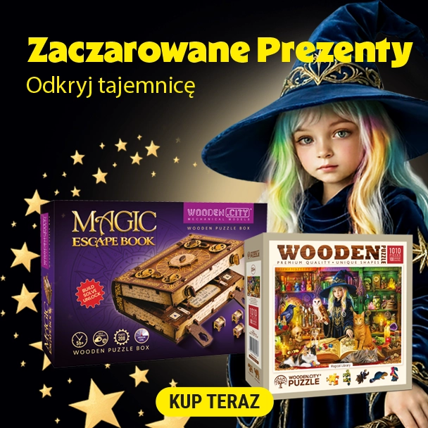 baner-wesolych-swiat-z-drewnianym-modelem-3d-i-drewnianymi-puzzlami